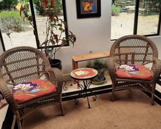 wicker patio furniture