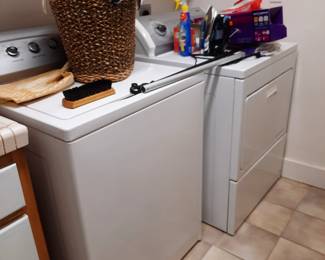 newish washer and dryer