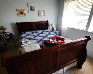 queen bed and mattress