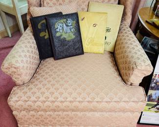 Chair and yearbooks