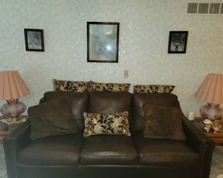 Leather sofa