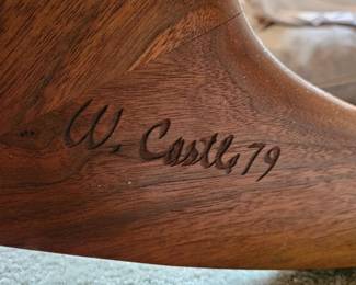 Wendell Castle Crescent Rocker Signature