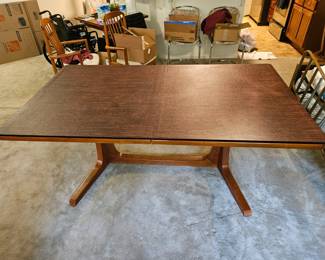 Expandable Gudme Mobelfabrik Gudme Teak Dining Table with cover