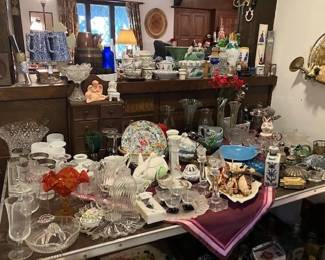 Various glass, crystal, stuff