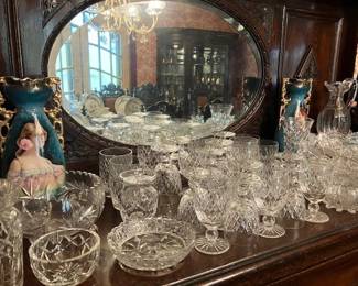 More antique elegant cut glass