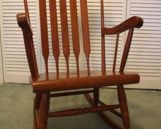 Rocking Chair, full wood $75