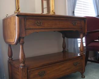 Burlington Furniture Solid Wood Server/Buffet Table $425