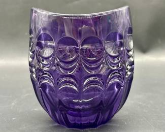 Marquis Primrose by Waterford Oval Vase in Violet