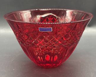 Marquis Shelton by Waterford Red Crystal 8in Bowl