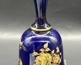 Bareuther Waldsassen, ECHT Cobalt Porcelain Bell