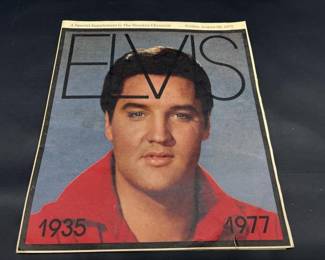 Elvis Memorabilia: Houston Chronicle Supplement