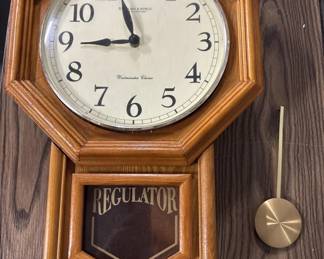 Regulator Wall Clock w/ Westminster Chimes