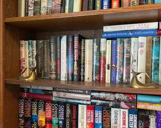 A wall of books all genres