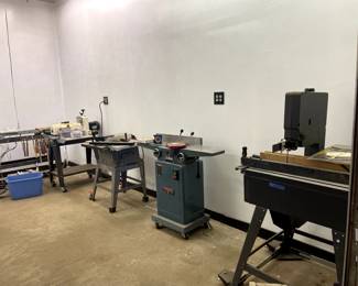 woodworking room right wall