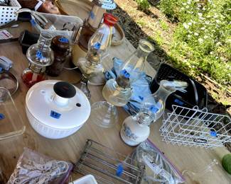 Oil lamps and household