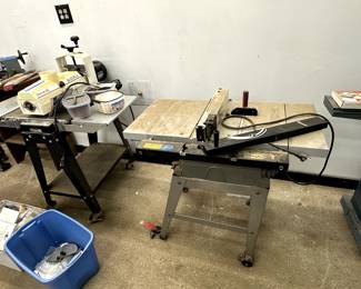 table saw and sander
