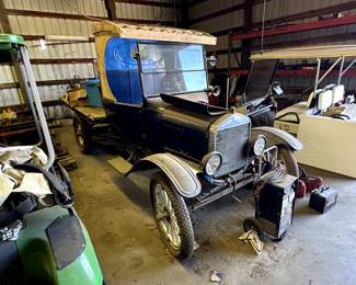 Model t and golf carts