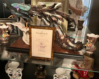 signed limited edition capodimonte giuseppe armandi with certificate 