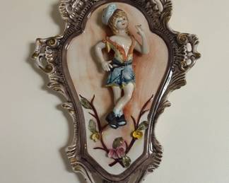 capodimonte wall plaque 