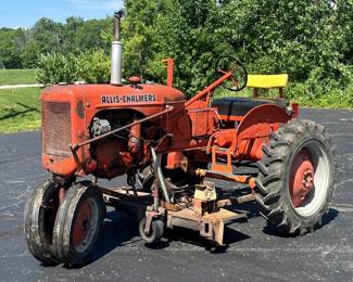 1950s Allis-Chalmers CA Tractor With 5' Belly Mower