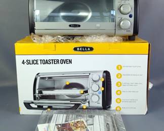 Bella 4-Slice Toaster Oven, With Original Box