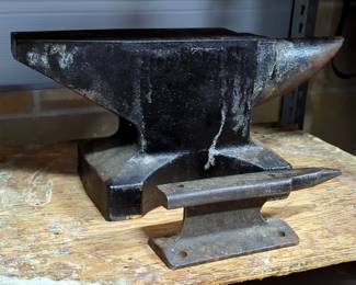 Anvils, Qty 2, 19" X 8.5" X 7" And 10" X 3" X 2.75"