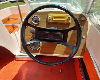 1973 Renken 15’ speed boat, Chrysler 55 outboard