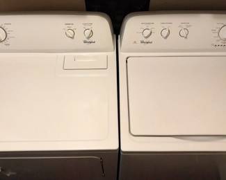 Whirlpool washer and electric dryer