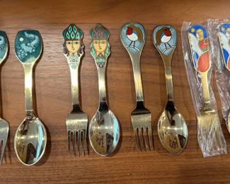 MICHELSEN STERLING SILVER SPOONS & FORKS