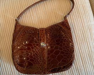 TURTLE LEATHER HANDBAG