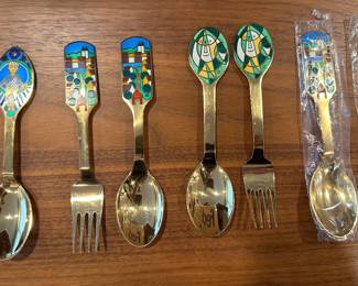 MICHELSEN STERLING SILVER SPOONS & FORKS