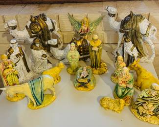 Vintage Holland Nativity Scene 