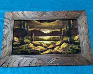 Vintage Velvet painting.