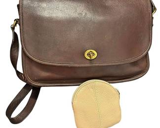 90S VINTAGE COACH LEATHER CROSSBODY