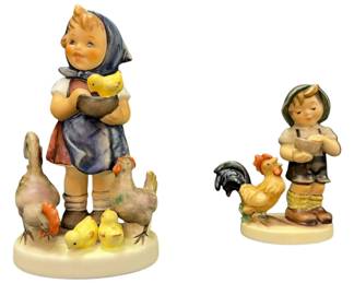 2 HUMMEL GOEBEL FIGURINES FARM LIFE
