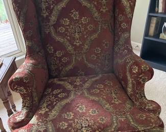 side chair, wing back