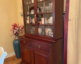 china hutch, several sets of nice china