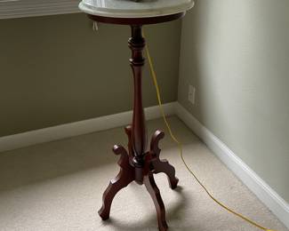 plant stand w/marble top