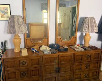 Dresser with Mirrors