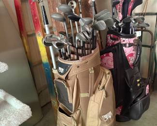 Golf Clubs and Bags