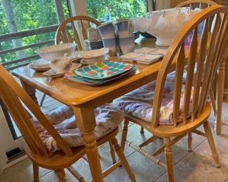 3rd Dining Table with 4 Chairs