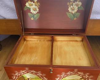 Inside Painted Trunk