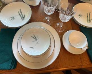 Sanyo China “Bamboo” - Service for 10 plus Serving Pieces