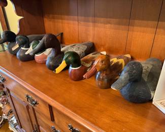 Wooden ducks