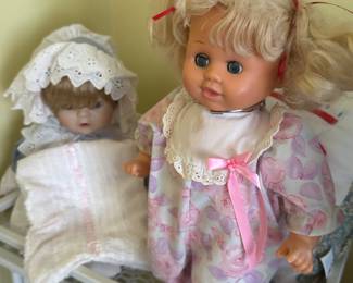 Antique and vintage doll collection 