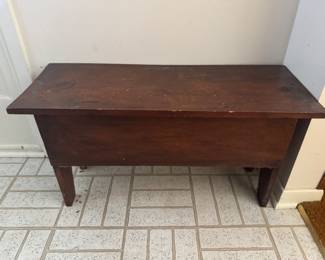 Primitive wooden benches 