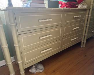 Bamboo look furniture set