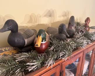 Wooden ducks