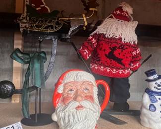 Royal Doulton Santa Mug, Painted Pottery and More