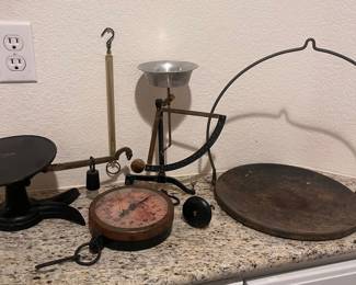 Vintage Scales and Accessories